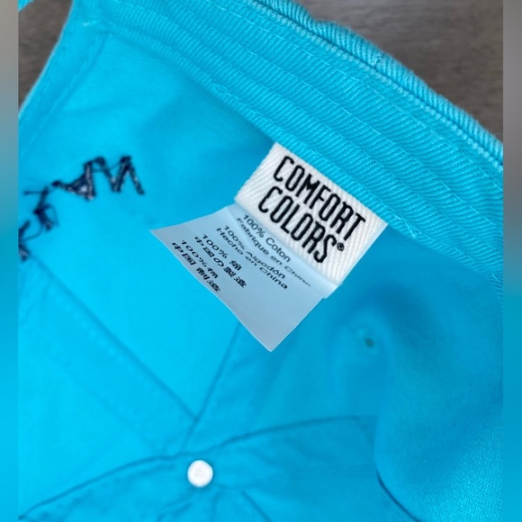 Comfort Colors MAGELLAN JET’S Blue Cap/hat Adjustable. - Picture 6 of 12